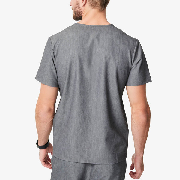 men's Graphite Jimeta - V-Neck Scrub Top