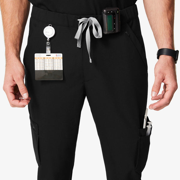 men's Black 20-Pocket - Scrub Pant