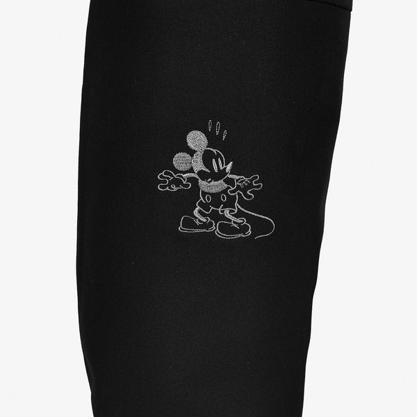 men's Black Mickey Mouse - Slim Jogger Scrub Pant