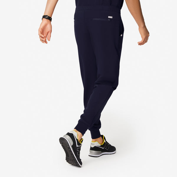 men's Navy Tansen - Zip Jogger Scrub Pant