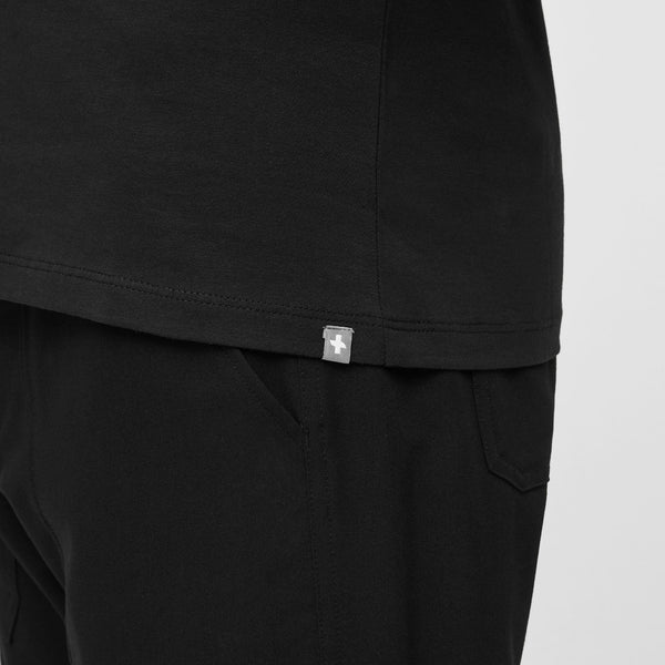 Men's Black Supersoft - Long-Sleeve Underscrub