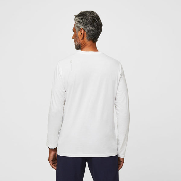 Men's White Supersoft - Long-Sleeve Underscrub