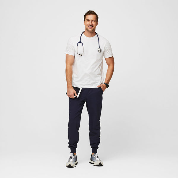 Men's White Supersoft - Short-Sleeve Underscrub