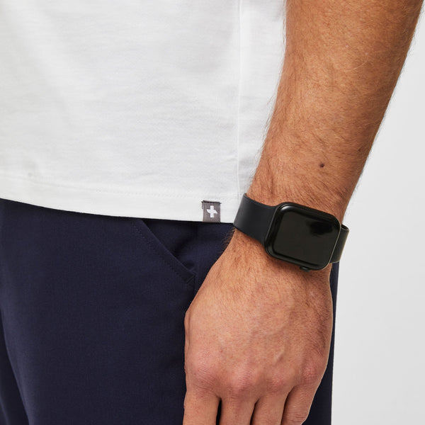 Men's White Supersoft - Short-Sleeve Underscrub
