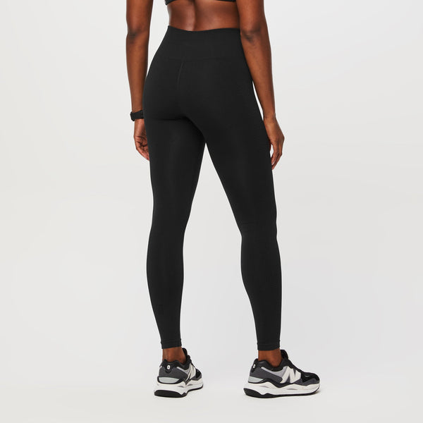 women's Black Salta Seamless Legging