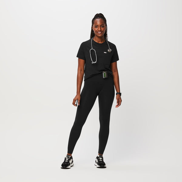 women's Black Salta Seamless Legging