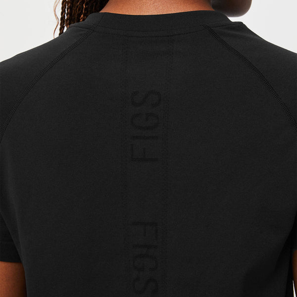 women's Black Salta -  Short-Sleeve Underscrub