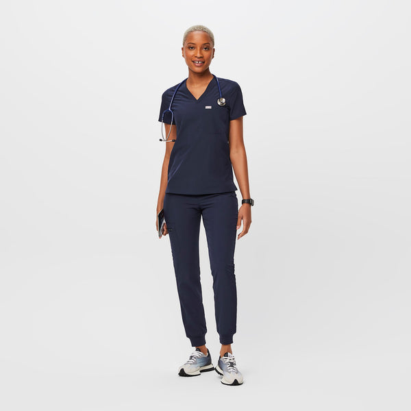 women's Navy FREEx™ Catarina Scrub Top™