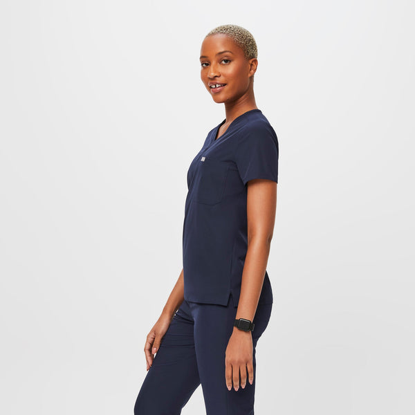 women's Navy FREEx™ Catarina Scrub Top™