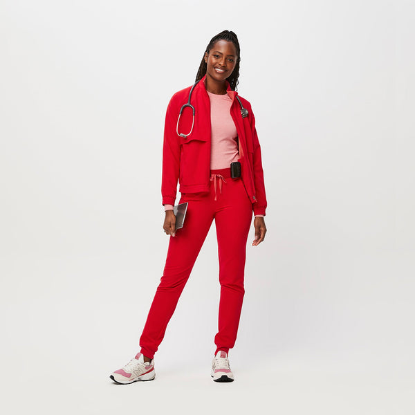 women's Pop Red Zamora™ - Petite Jogger Scrub Pant