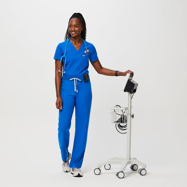 women's Royal Blue Livingston High-Rise - Straight-Leg Scrub Pant™