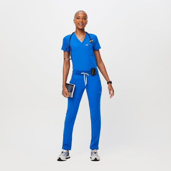 women's Royal Blue Yola Slim - Petite  Scrub Pant 2.0™