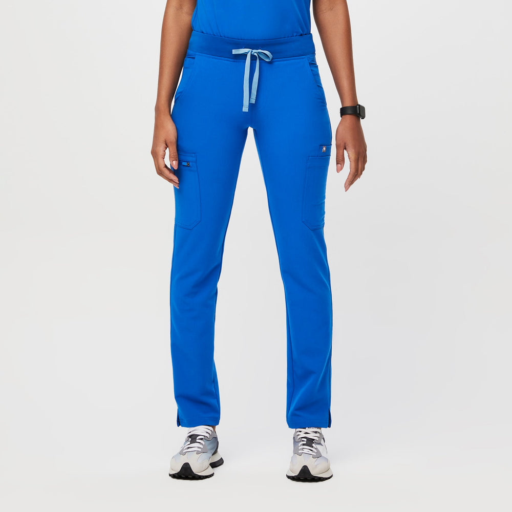 women's Royal Blue Yola Slim - Petite  Scrub Pant 2.0™