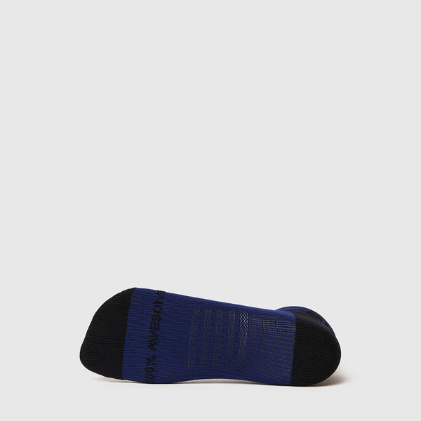 Women's Navy Solid Ankle Socks