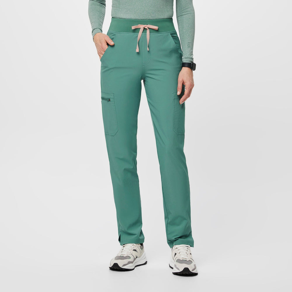 women's Eucalyptus FREEx™ Lined Yola High-Rise Slim - Tall  Scrub Pant