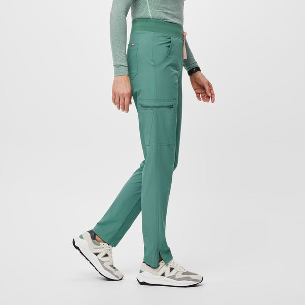 women's Eucalyptus FREEx™ Lined Yola High-Rise Slim -  Scrub Pant