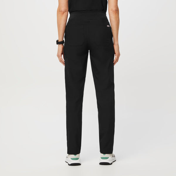 women's Black FREEx™ Lined Yola High-Rise Slim - Tall  Scrub Pant