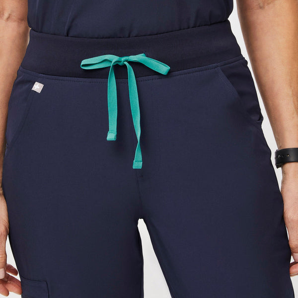 women's Navy FREEx™ Lined Zamora™ High-Rise - Jogger Scrub Pant