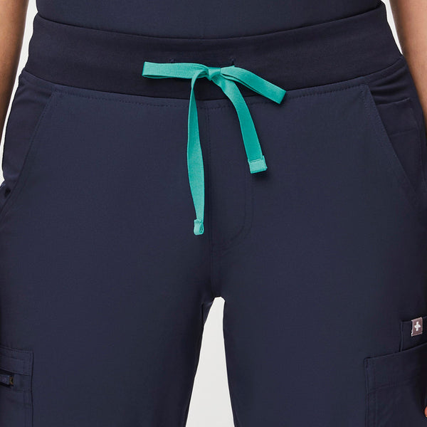 women's Navy FREEx™ Lined Yola Slim - Petite  Scrub Pant 2.0™