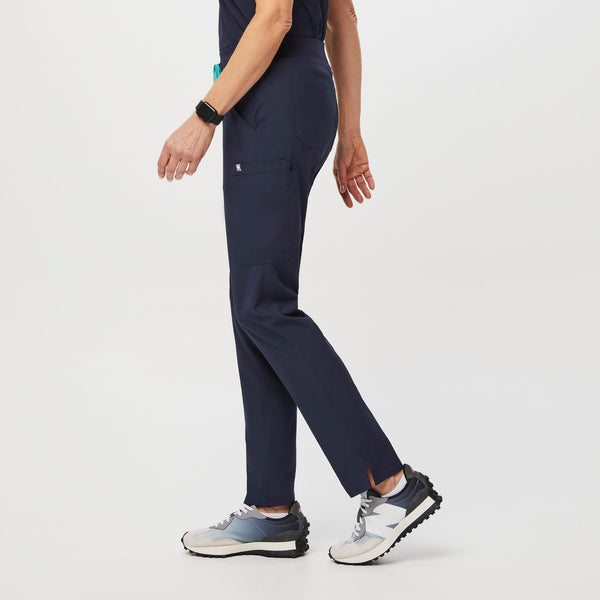 women's Navy FREEx™ Lined Yola Slim -  Scrub Pant 2.0™