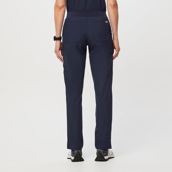 women's Navy FREEx™ Lined Yola Slim -  Scrub Pant 2.0™