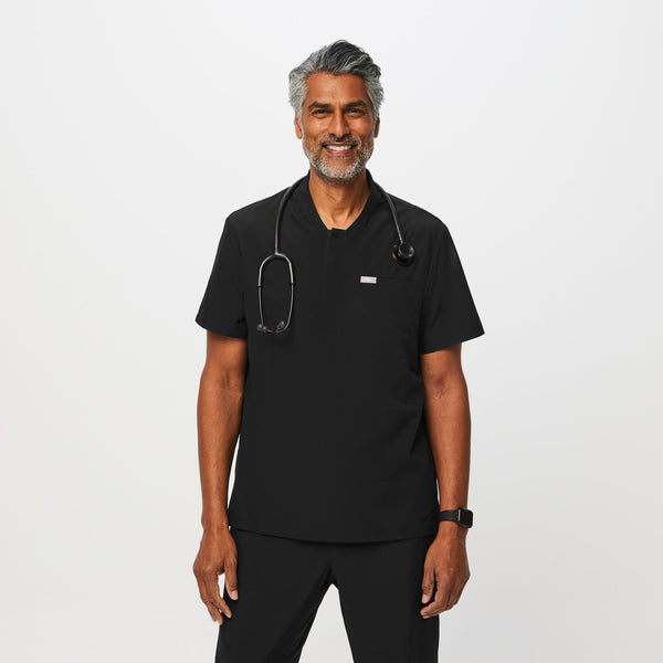 men's Black FREEx™ Grant - Scrub Top