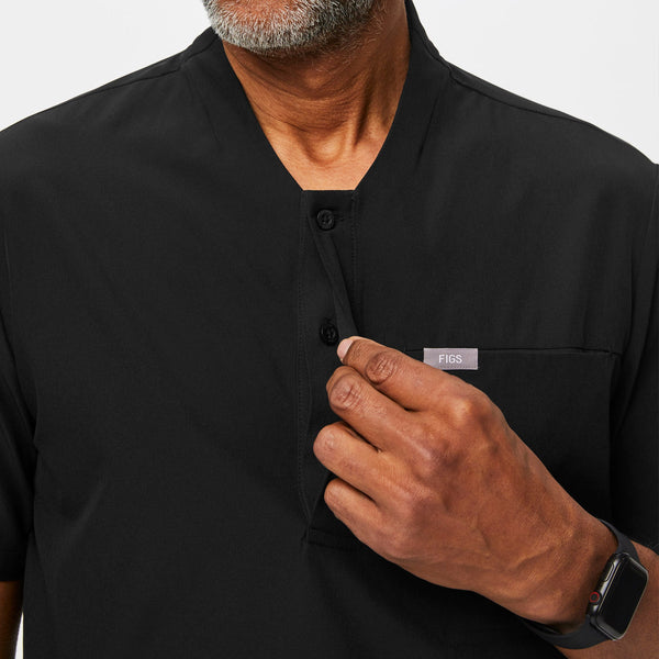 men's Black FREEx™ Grant - Scrub Top