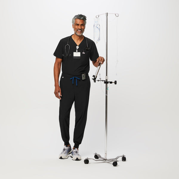 men's Black Tansen™ FREEx™ Lined - Tall Jogger Scrub Pant