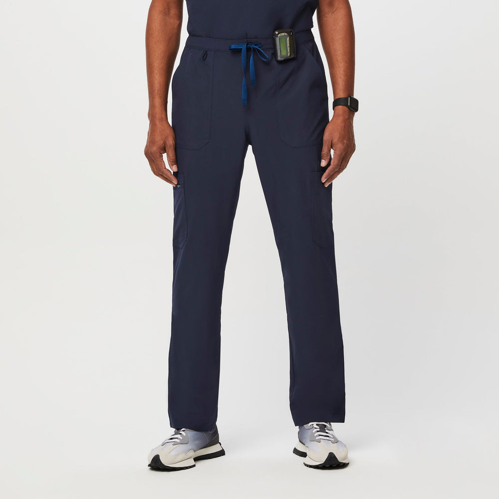 men's Navy Cairo FREEx™ Lined - Tall Cargo Scrub Pant