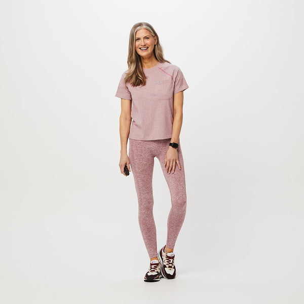women's Mauve Salta -  Short-Sleeve Underscrub
