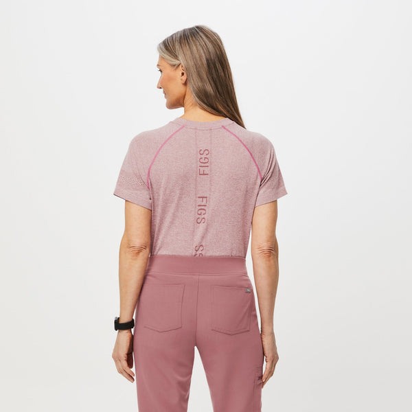 women's Mauve Salta -  Short-Sleeve Underscrub