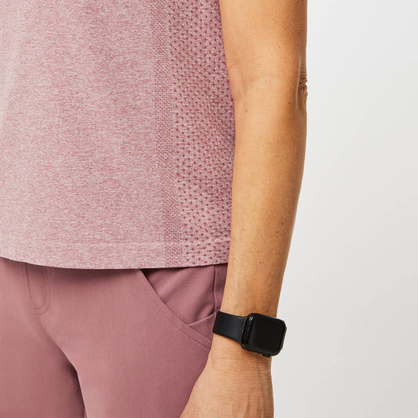 women's Mauve Salta -  Short-Sleeve Underscrub