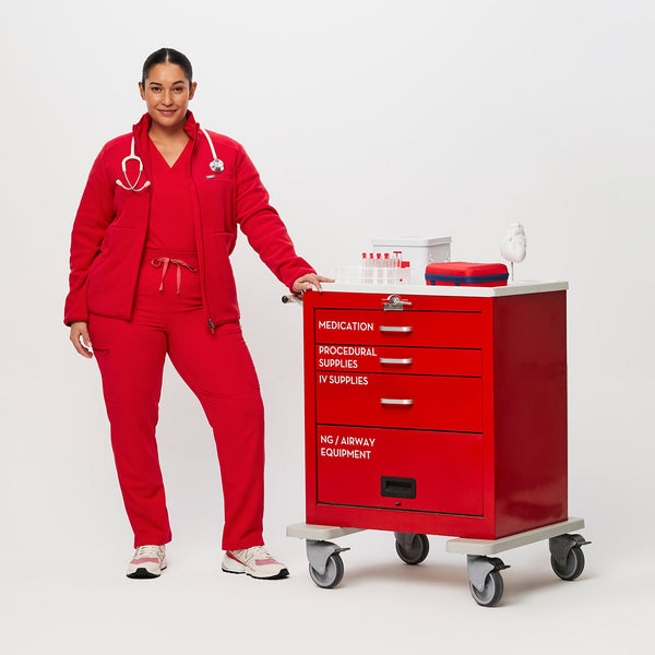 women's Pop Red On-Shift™ - Fleece Jacket