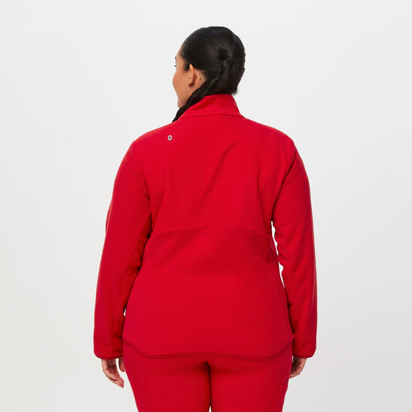 women's Pop Red On-Shift™ - Fleece Jacket