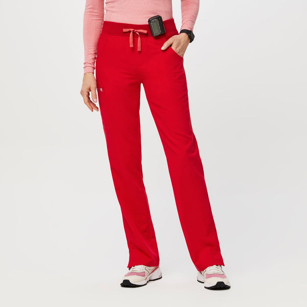 women's Pop Red Kade - Straight-Leg Scrub Pant™