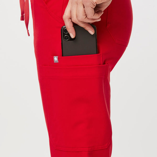 women's Pop Red Yola Slim -  Scrub Pant 2.0™