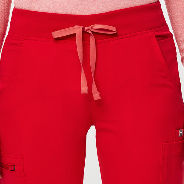 women's Pop Red Yola Slim - Petite  Scrub Pant 2.0™