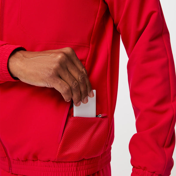 men's Pop Red Cobaki - Performance Scrub Jacket