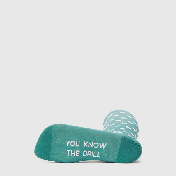 women's Eucalyptus You Know The Drill - Compression Socks