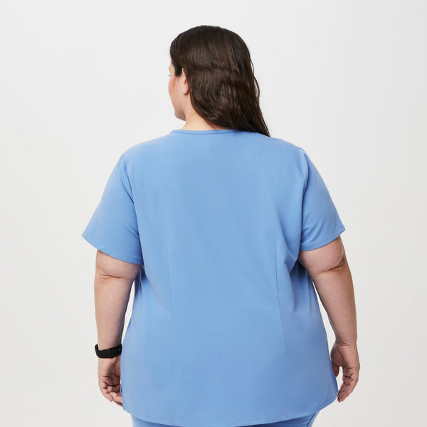 women's Ceil Blue Catarina™-  Scrub Top (3XL - 6XL)