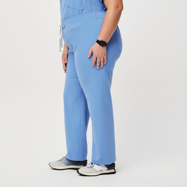 women's Ceil Blue High Waisted Livingston™ - Basic Scrub Pants (3XL - 6XL)