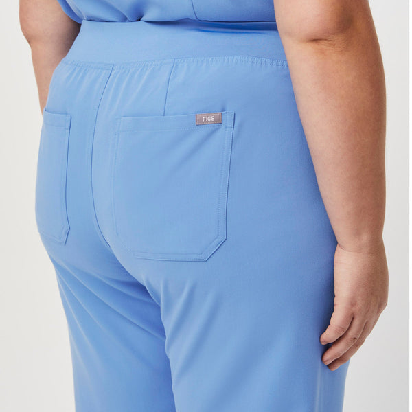 women's Ceil Blue High Waisted Livingston™ - Basic Scrub Pants (3XL - 6XL)