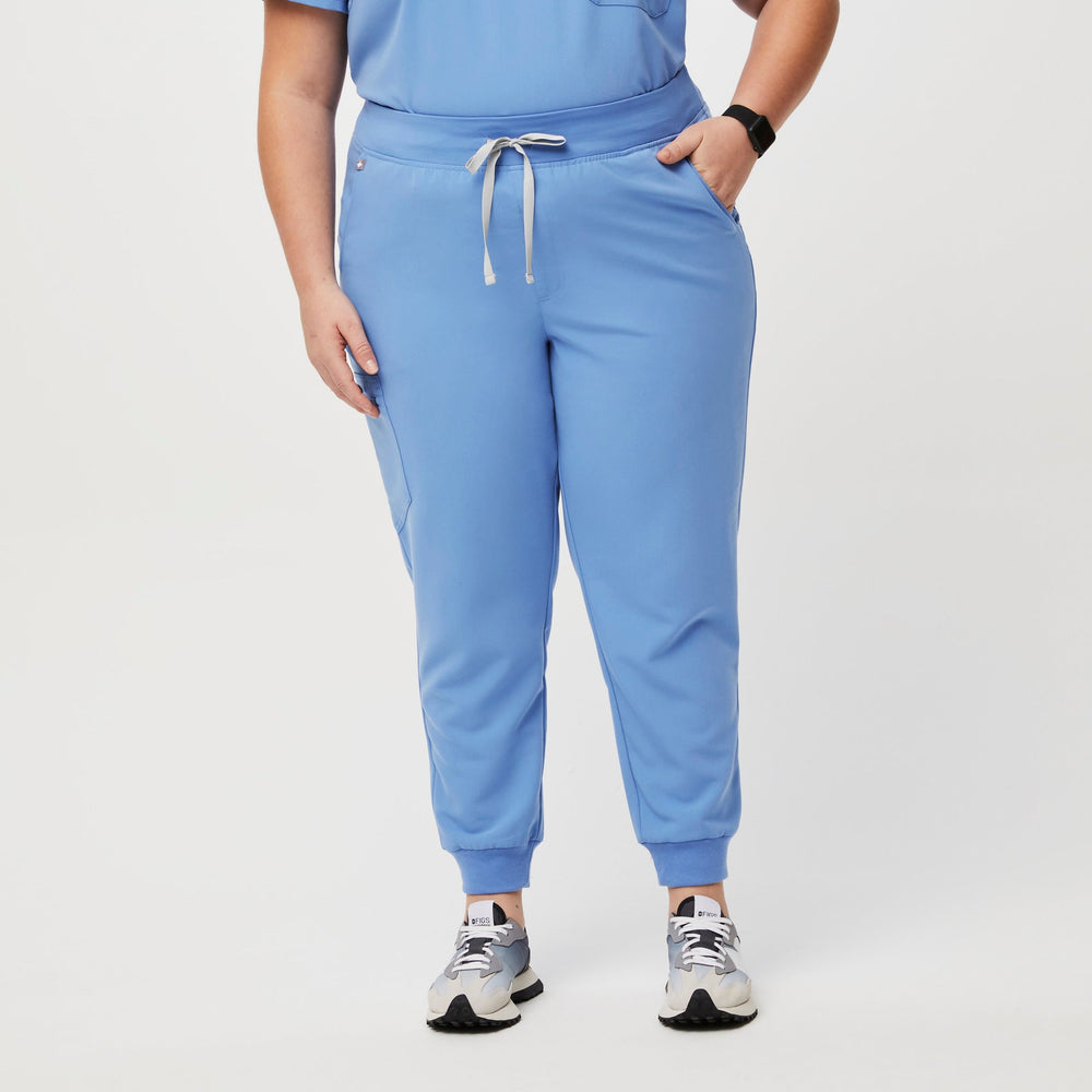 women's Ceil Blue Zamora High-Rise™ - Tall Jogger Scrub Pant (3XL - 6XL)
