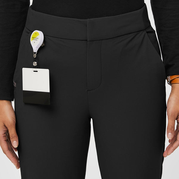 women's Black FIGSPRO™ Skinny Zip Fly Trouser