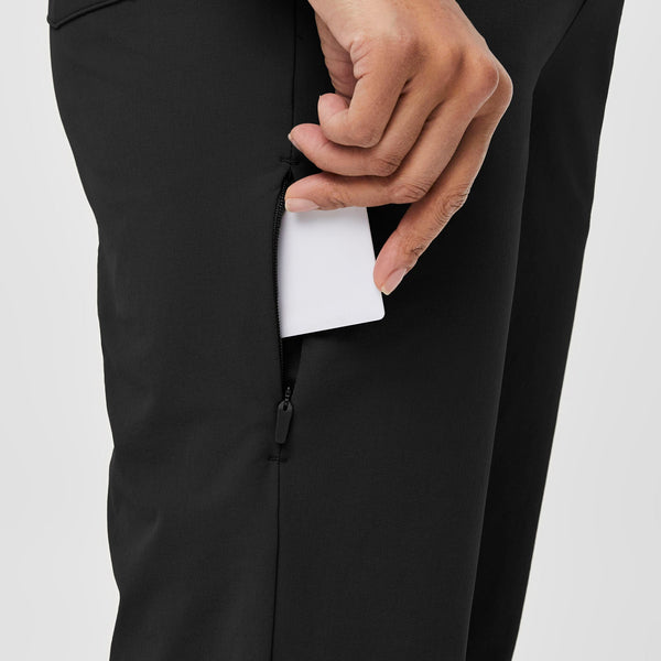 women's Black FIGSPRO™ Skinny Zip Fly Trouser