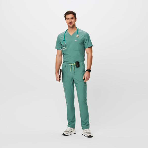 men's Eucalyptus Cairo FREEx™ Lined - Short Cargo Scrub Pant