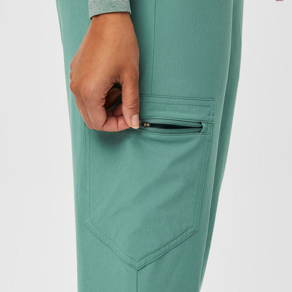 women's Eucalyptus FREEx™ Lined Zamora™ High-Rise - Petite Jogger Scrub Pant