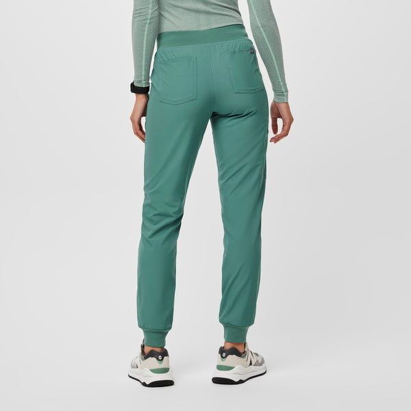 women's Eucalyptus FREEx™ Lined Zamora™ - Petite Jogger Scrub Pant