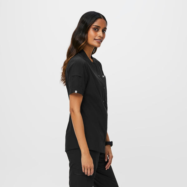women's Black Mena FREEx™ - Scrub Top