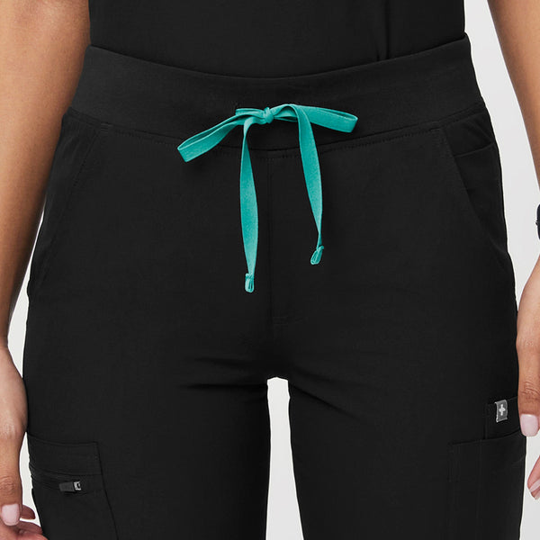 women's Black FREEx™ Lined Yola Slim - Tall  Scrub Pant 2.0™